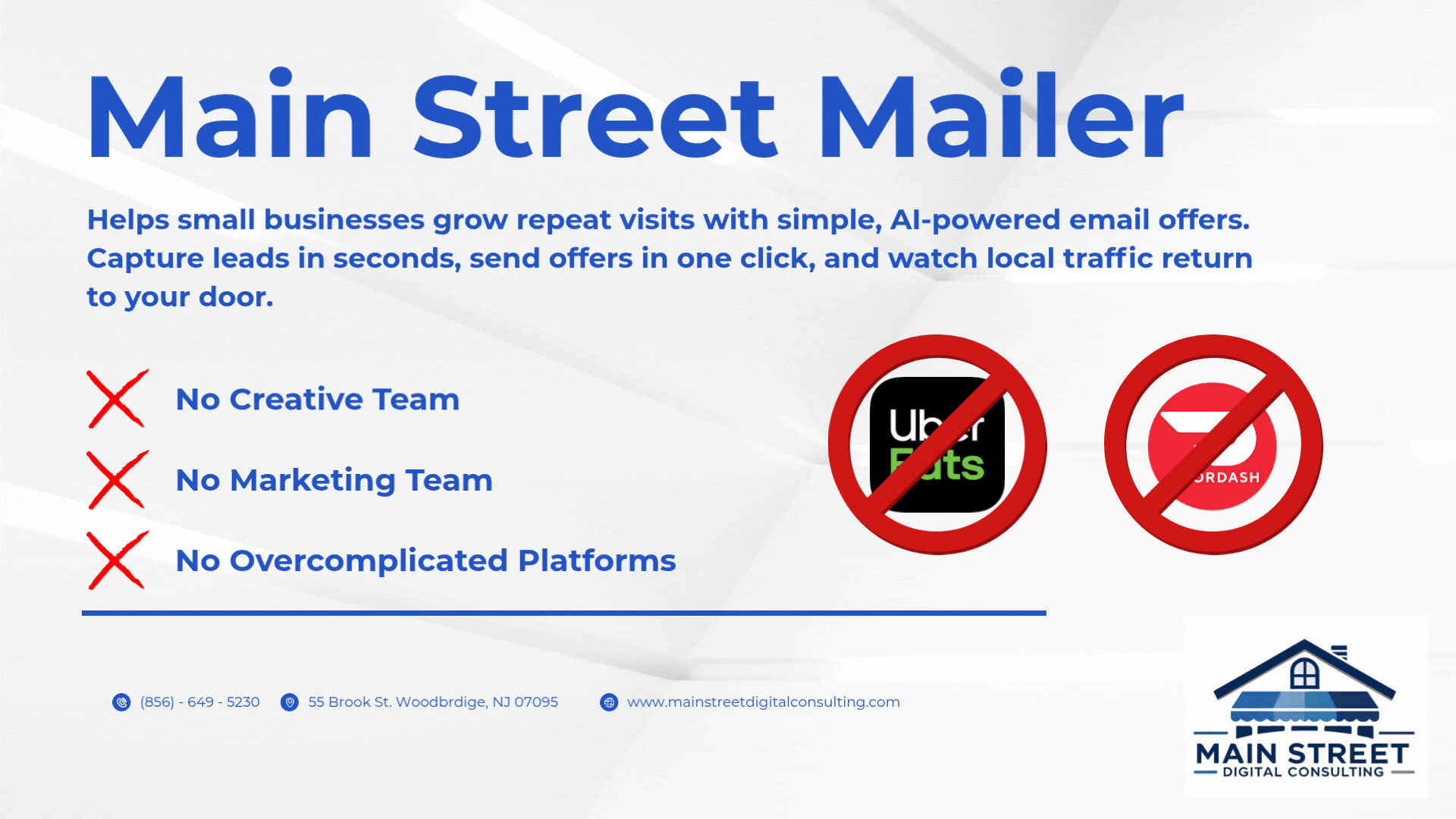 Main Street Mailer Overview Demo
